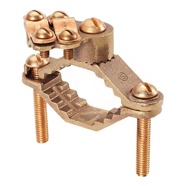 GPCH4/0-2D-Q CBL CLAMP GROUND BRONZE PIPE MNT