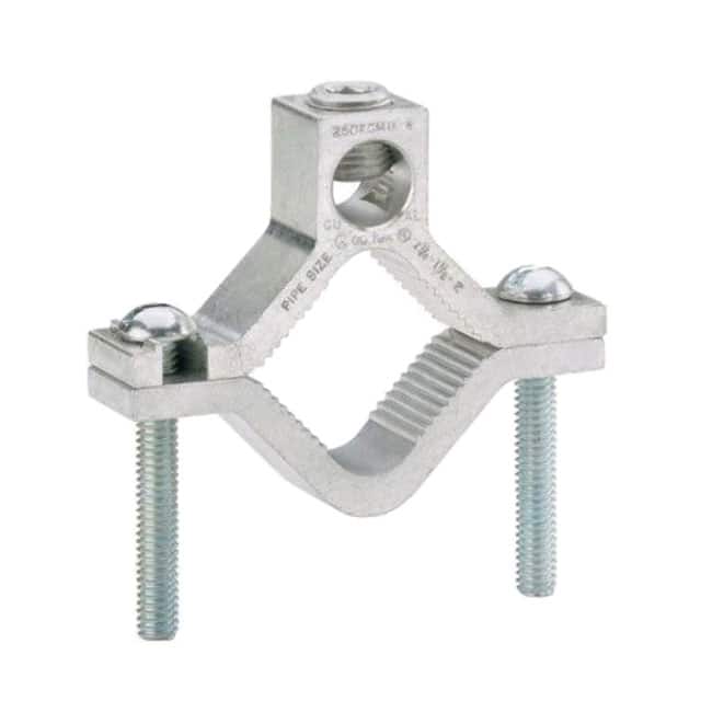 GC-15A-Q CBL CLAMP GROUND SILVER PIPE MNT