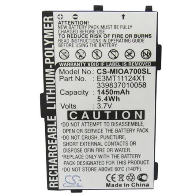E3MT11124X1 BATTERY Replacement for Mitac E3MT11124X