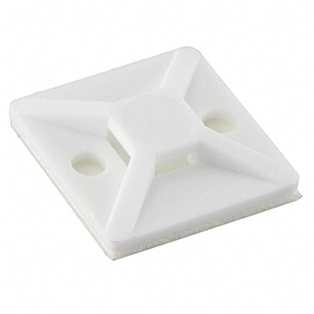 MB3A10C2 CABLE TIE HLDR QUAD ADH WHITE