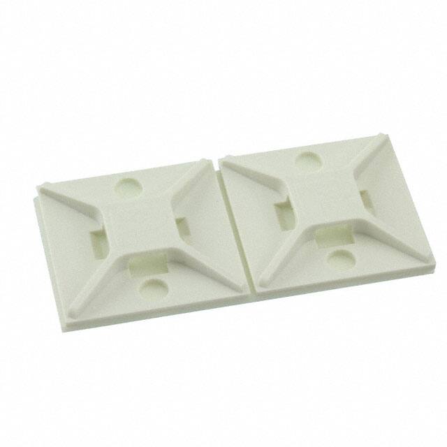 ABM2S-A-D14 CABLE TIE HLDR QUAD ADH GRAY