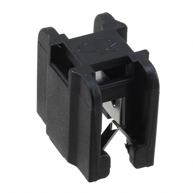 FTH-31-01 CABLE TIE HLDR QUAD EDGE MNT BLK