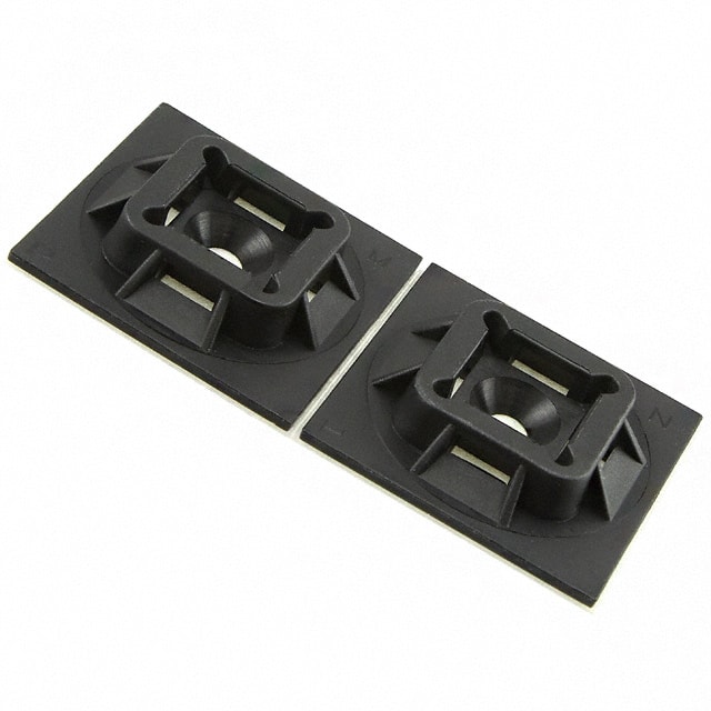 ABM100-AT-D0 CABLE TIE HLDR QUAD ADH 2=QTY2