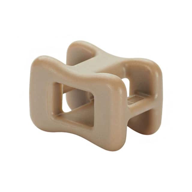CSMS-D71 CABLE TIE HLD DUAL TIE MNT BROWN