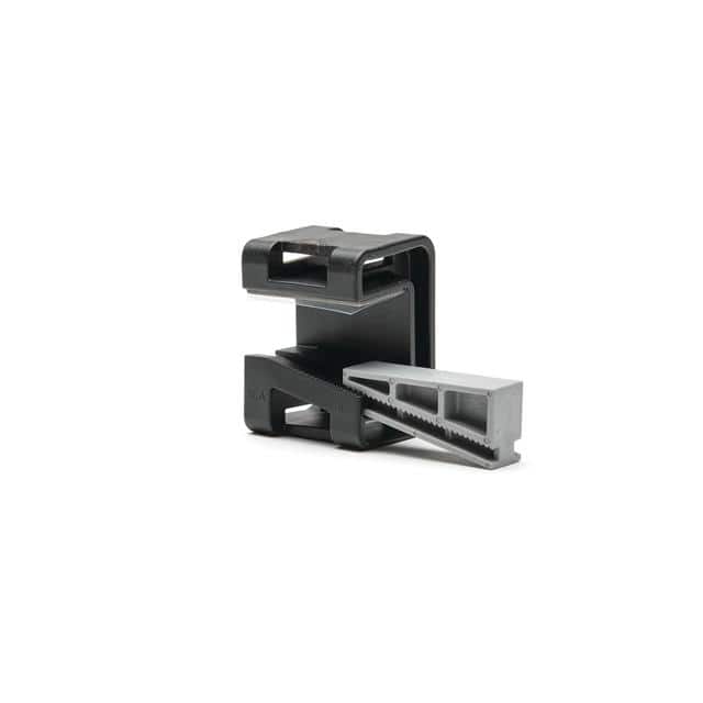 151-01567 CABLE TIE HLDR QUAD ADH BLK/GRY