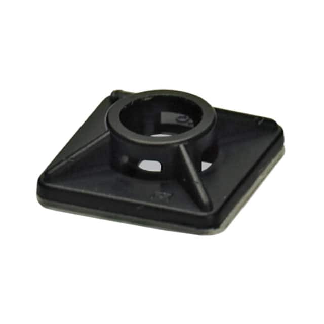 3240709 CABLE TIE HLDR QUAD ADH BLACK