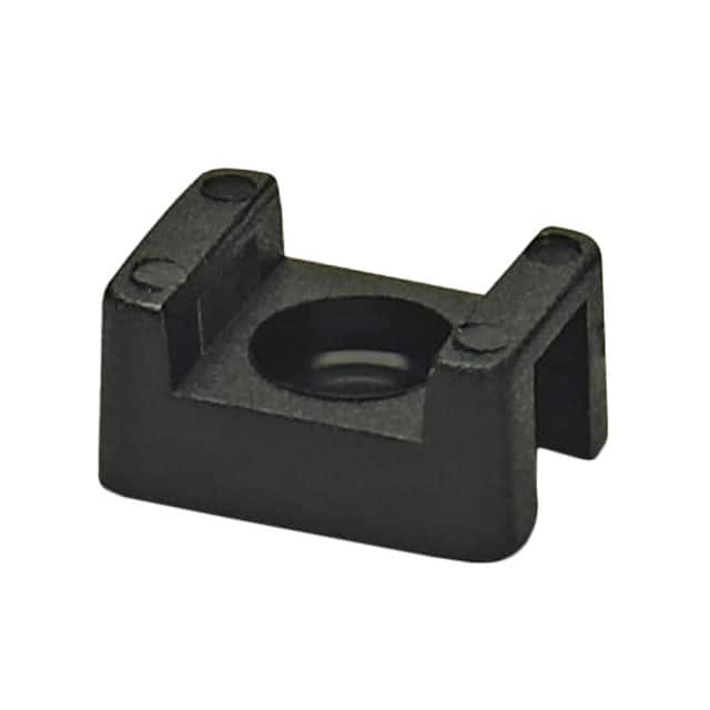 3240705 CABLE TIE HLDR DUAL SCREW BLACK