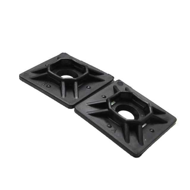 AL-MP-750-0-C CABLE TIE HLD QUAD ADH BLK 2=2PC