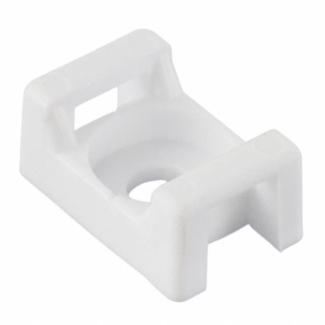 CTM010M4 CABLE TIE HLDR DUAL SCREW #6 WHT