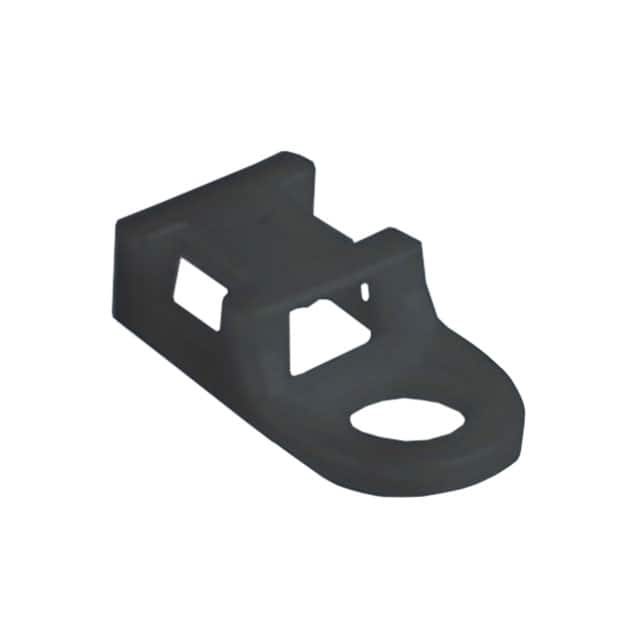 TA1S8-M30 CABLE TIE HLDR QUAD SCREW #8 BLK