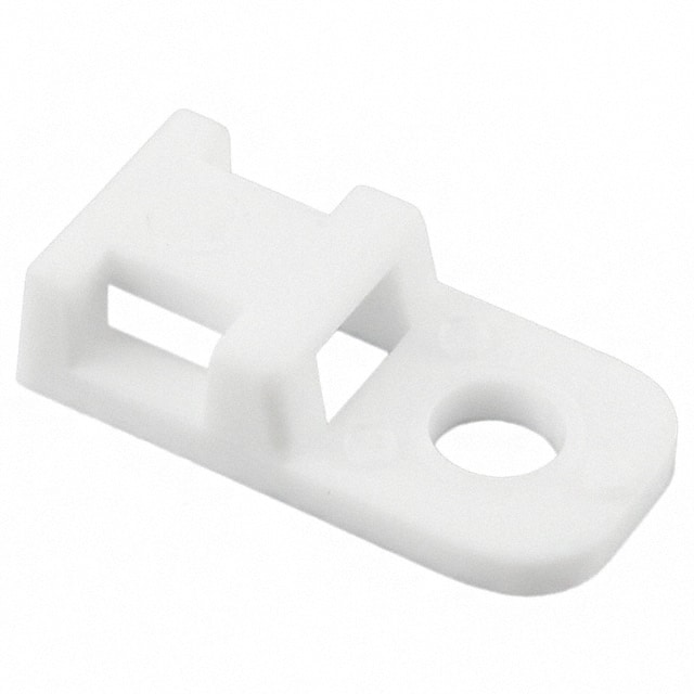 CTAM110C2 CABLE TIE HLDR SGL SCREW #8 WHT