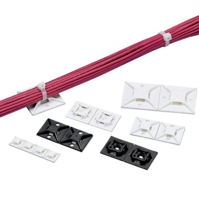 SGABM25-AT-C0 CABLE TIE HLDR QUAD ADH 2=QTY2
