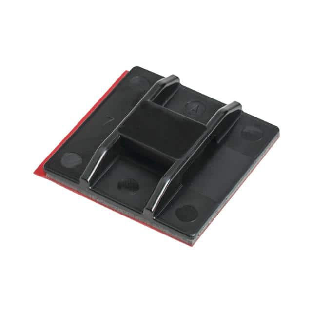 151-01857 CABLE TIE HLDR QUAD ADH BLACK