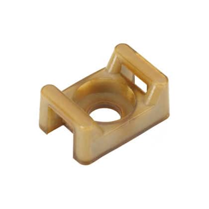 TM2S8-C71 CABLE TIE HLDR DUAL SCREW #8 BRN