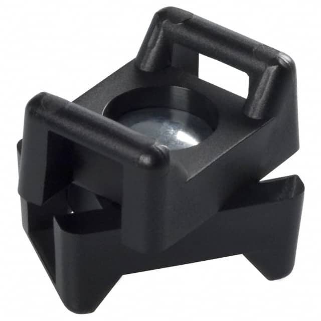 TM3-X2-C0Y CABLE TIE HLDR DUAL SWIVEL BLACK
