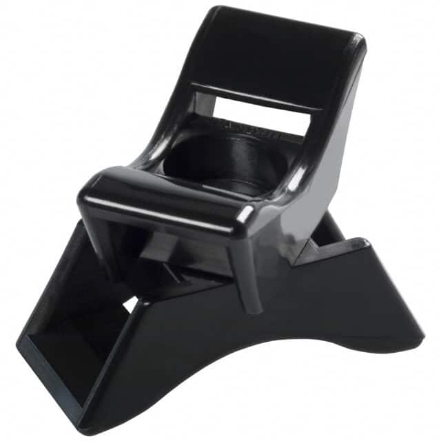 TMEH-X2-L0Y CABLE TIE HLDR DUAL SWIVEL BLACK