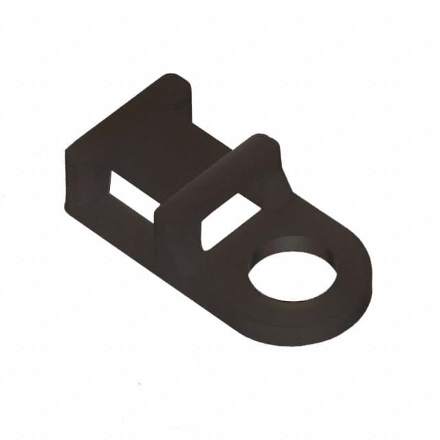 TA1S10-M0 CABLE TIE HLDR QUAD SCRW #10 BLK