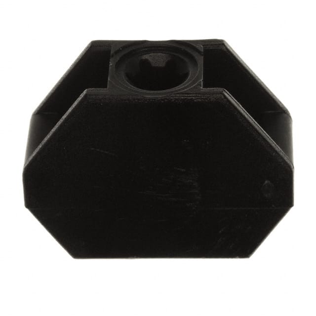 TMSTLHS6-C0 CABLE TIE HLD QUAD STUD 1/4" BLK