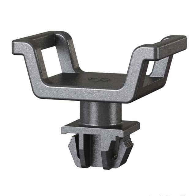 FTH-27-1-01BK CABLE TIE HLDR DUAL BUTTON MNT