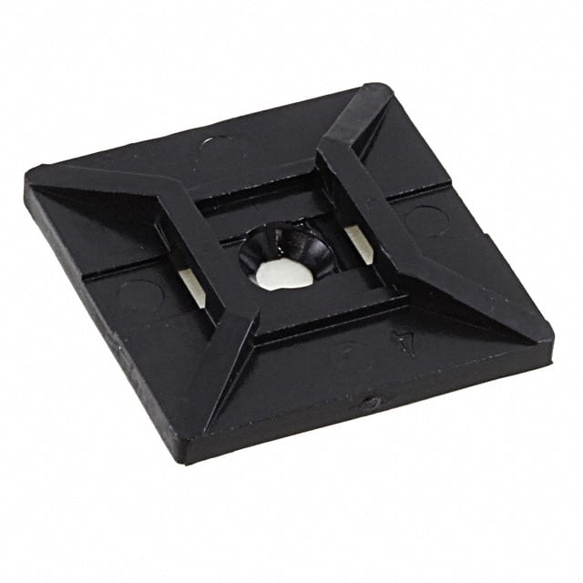 MB4SHA0C2 CABLE TIE HLDR DUAL ADH BLACK