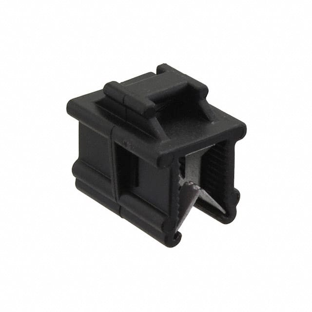550246 CABLE TIE HLDR SGL EDGE MNT BLK