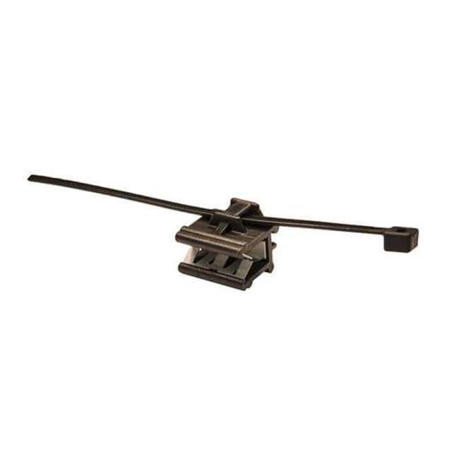 550250 CABLE TIE HLDR SGL EDGE MNT BLK