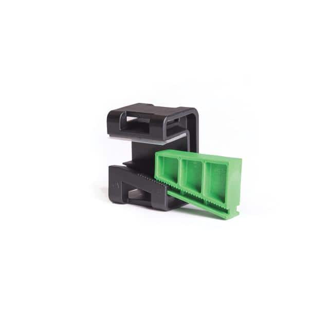 151-01565 CABLE TIE HLDR QUAD ADH BLK/GRN