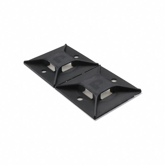 ABM3H-A-L20 CABLE TIE HLDR QUAD ADH BLACK
