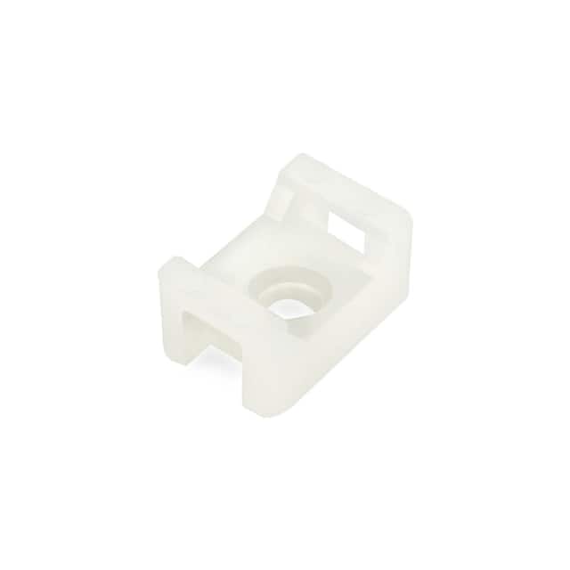 CM2-W-100-P CABLE TIE HLDR DUAL SCREW WHITE