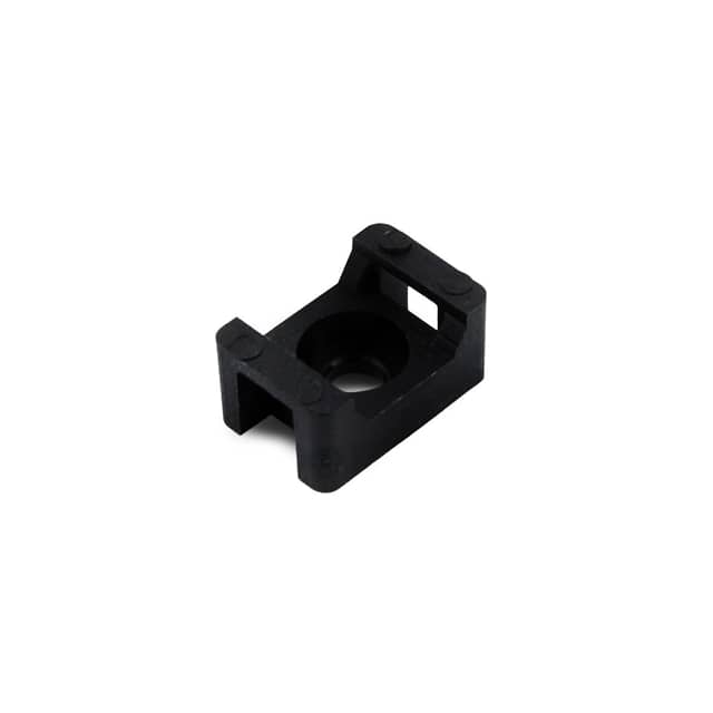 CM1-B-100-P CABLE TIE HLDR DUAL SCREW BLACK