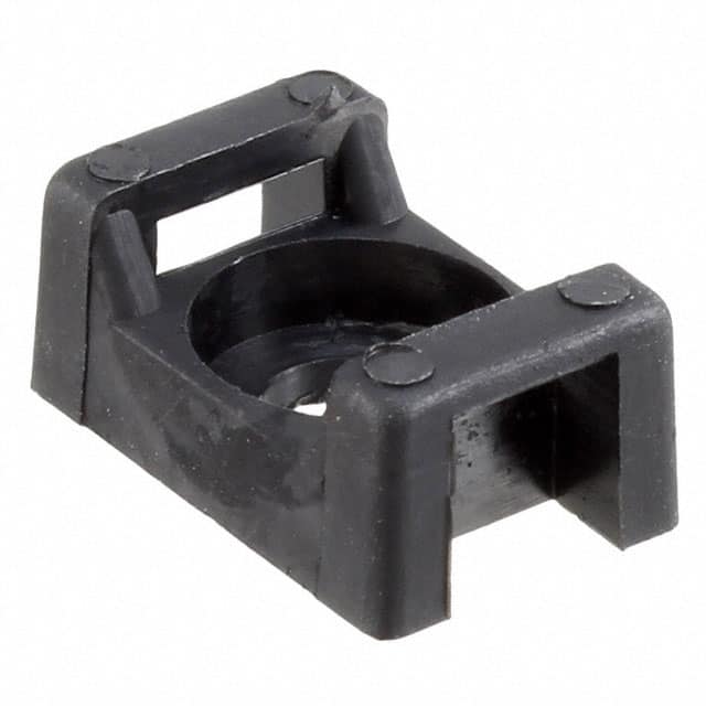 CTM10C2 CABLE TIE HLDR DUAL SCREW #8 BLK