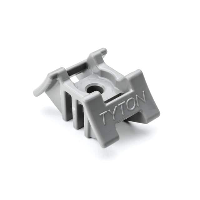 S2CM258HIRHSH1 CABLE TIE HLDR DUAL SCREW GRAY
