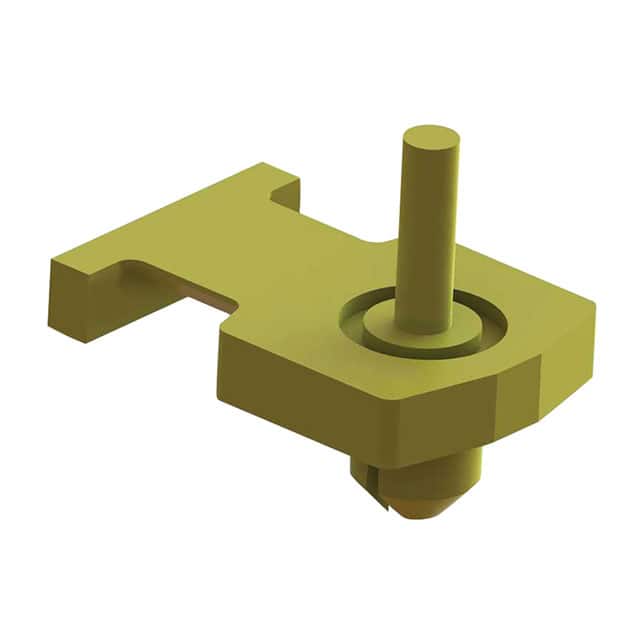 FTH-22-01 CABLE TIE HLDR SGL PUSH MNT YLW