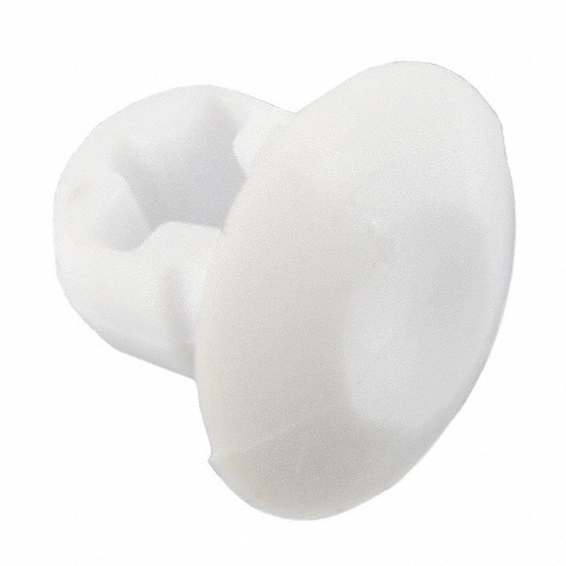 PBM10C2 CABLE TIE HLD SGL BUTTON MNT WHT