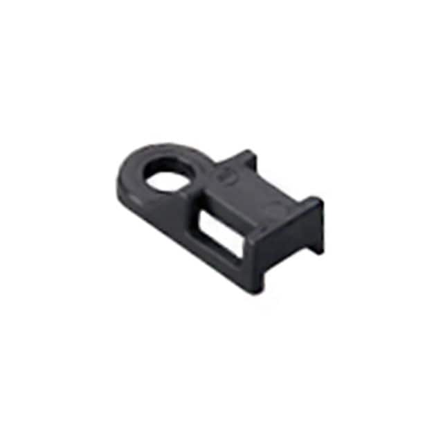 SGTA1S8-C0 CABLE TIE HLDR SGL SCREW #8 BLK