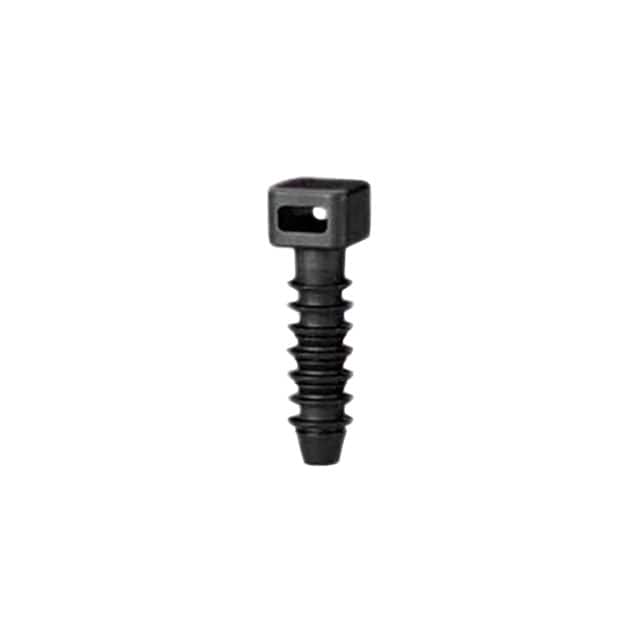 MPMS25-M0 CABLE TIE HLDR SGL PUSH MNT BLK