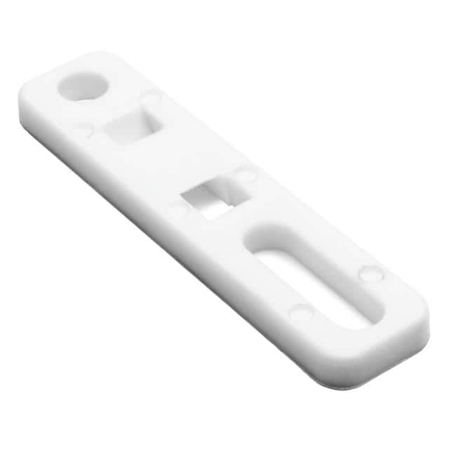 CTAP210C2 CABLE TIE HLDR SGL SCREW #10 WHT