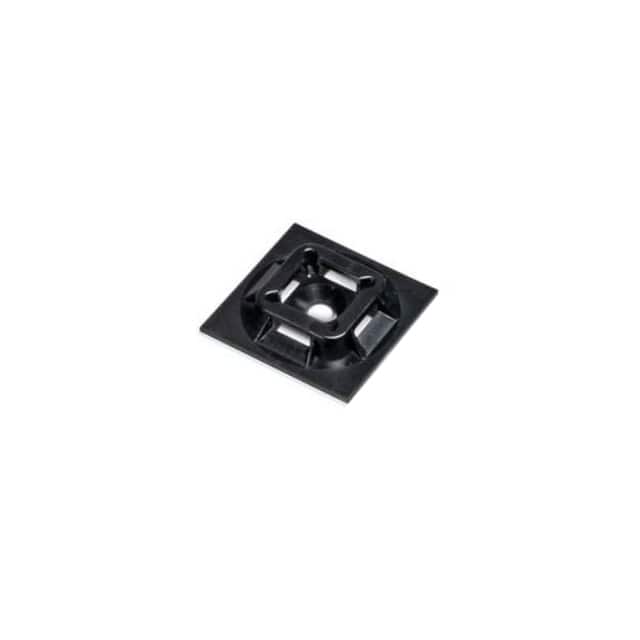 ABM112-S6-D0 CABLE TIE HLDR QUAD SCREW #6 BLK