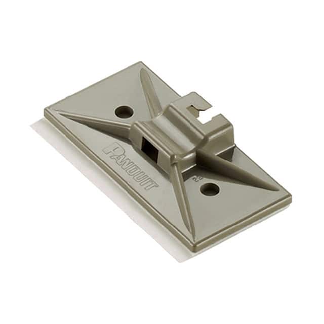 SMS-A-D14 CABLE TIE HLDR SNGLE ADH GRAY