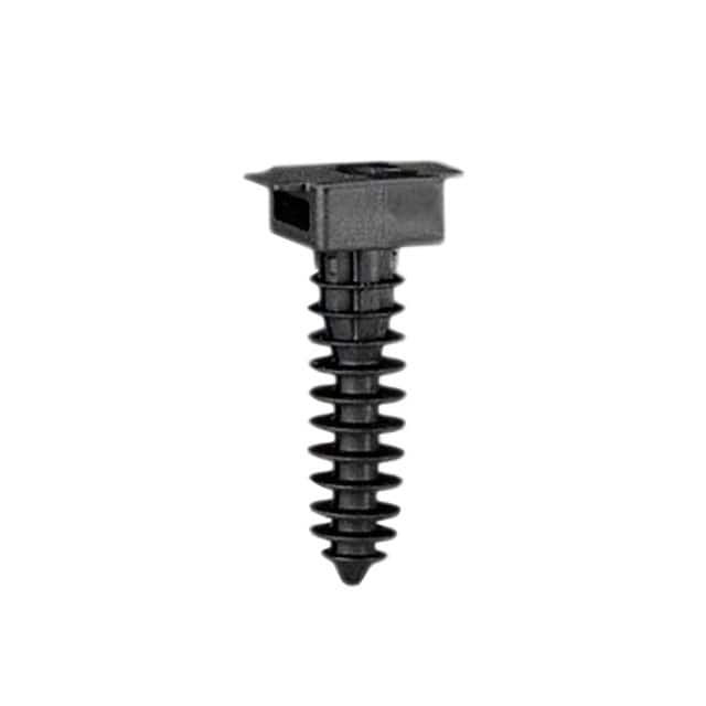MPMWH32-L0 CABLE TIE HLDR SGL PUSH MNT BLK