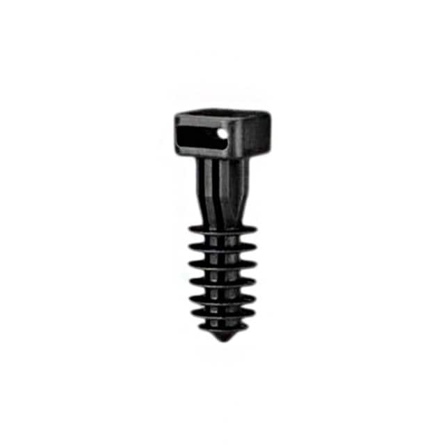 MPMH38-L0 CABLE TIE HLDR SGL PUSH MNT BLK