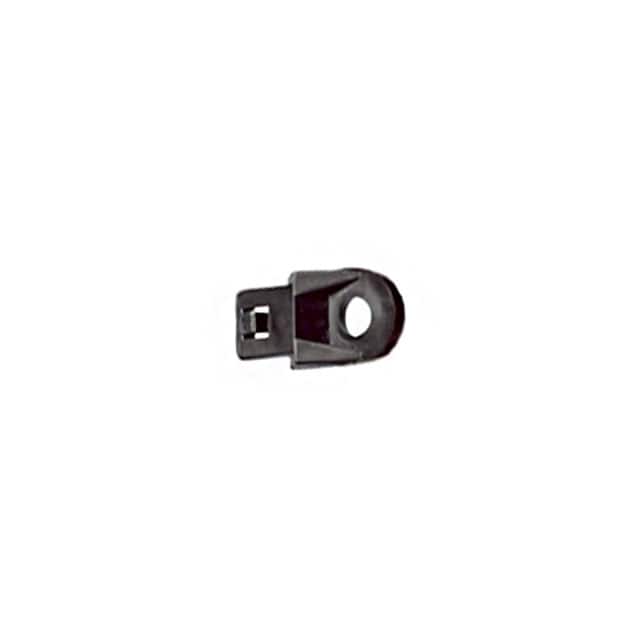 MCEH-S25-C0 CABLE TIE HLDR SNGLE SCREW BLACK