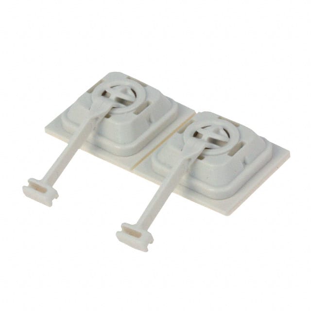 ABDCM30-A-E CABLE TIE HLD SGL ADH WHT 2=QTY2
