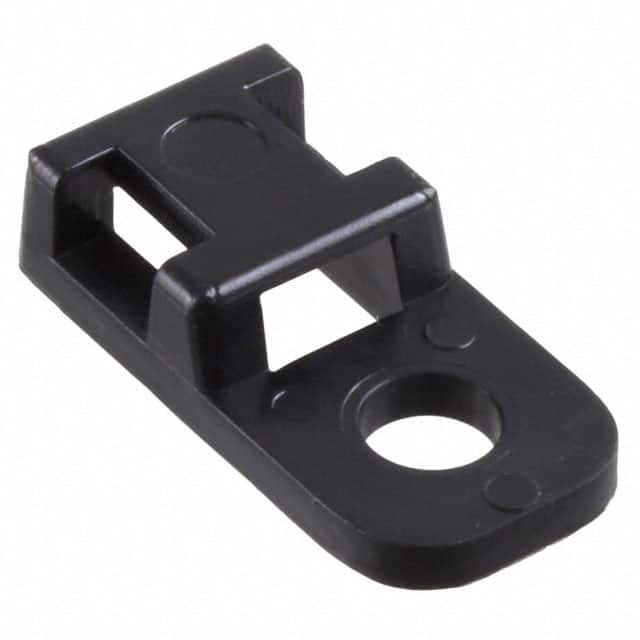 CTAM10M4 CABLE TIE HLDR SGL SCREW #8 BLK
