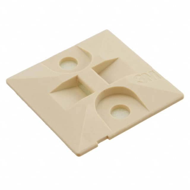 CTB1X1BGA-C CABLE TIE HLDR SNGLE ADH BEIGE