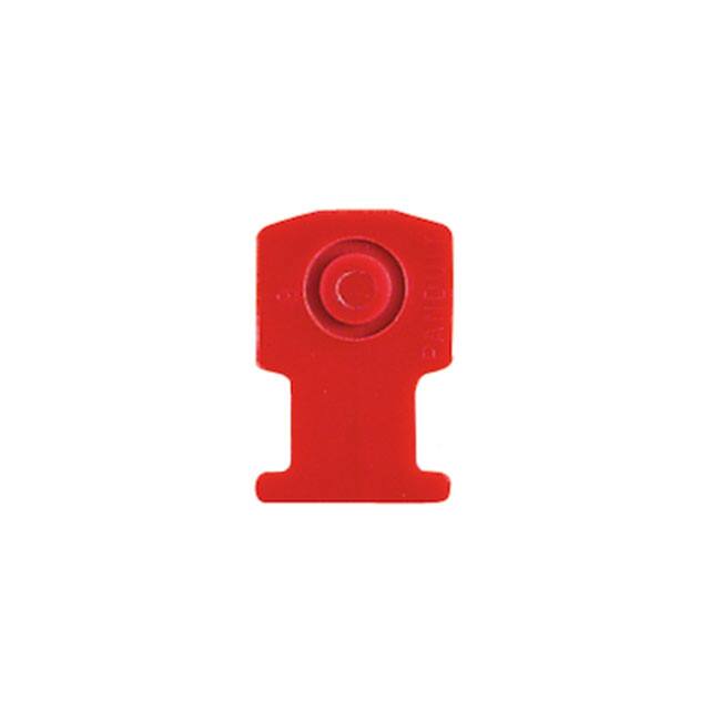 KIMS-H366-C2 CABLE TIE HLDR SGL PUSH MNT RED