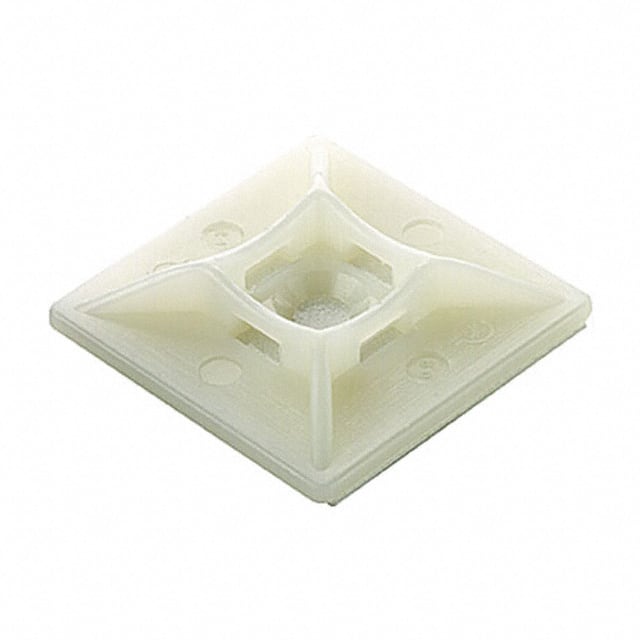 1289400000 CABLE TIE HLDR QUAD ADH NATURAL