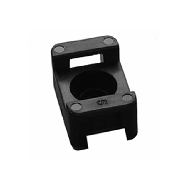04-SM10 CABLE TIE HLDR DUAL SCRW 100/BAG