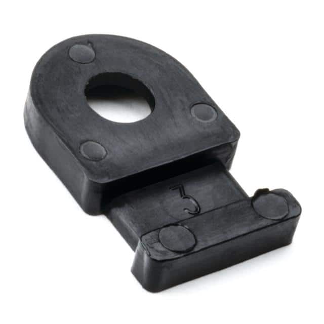MB20M4 CABLE TIE HLDR SGL SCREW #8 BLK