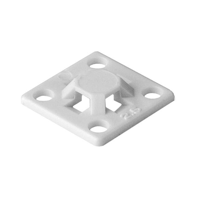 MB2.510C2 CABLE TIE HLDR QUAD SCREW #3 WHT